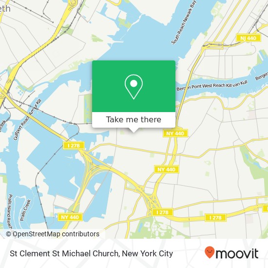 Mapa de St Clement St Michael Church