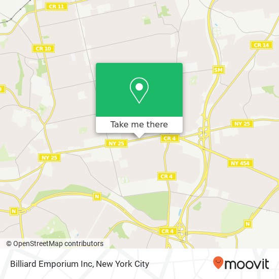 Billiard Emporium Inc map