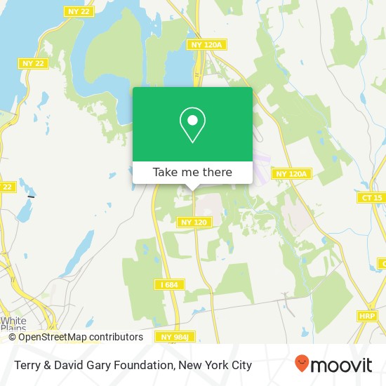 Mapa de Terry & David Gary Foundation