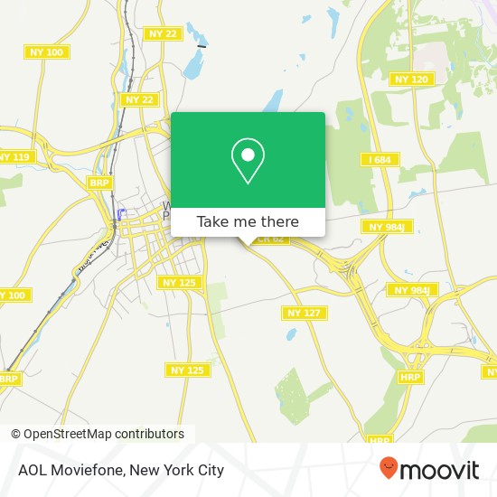 AOL Moviefone map