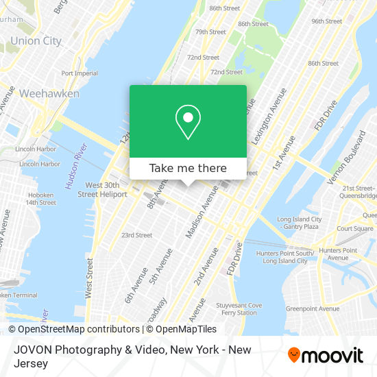 JOVON Photography & Video map