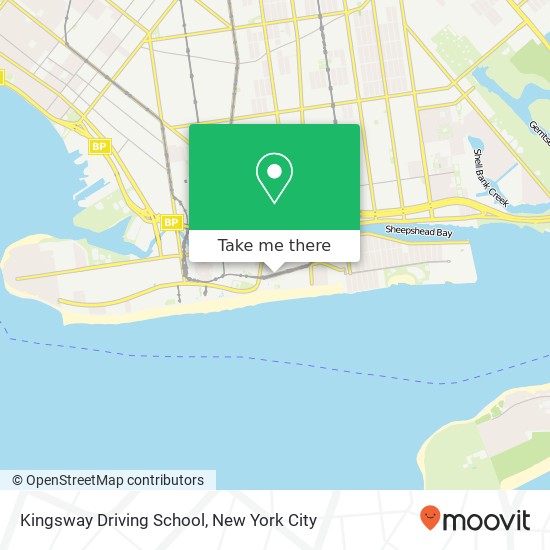 Mapa de Kingsway Driving School