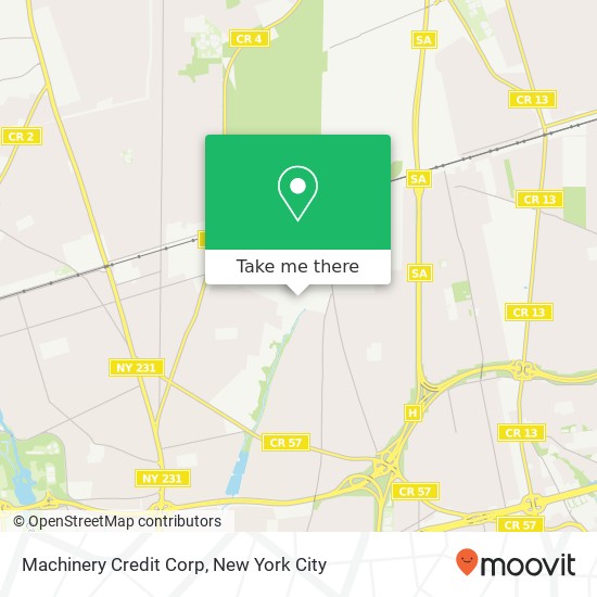 Machinery Credit Corp map