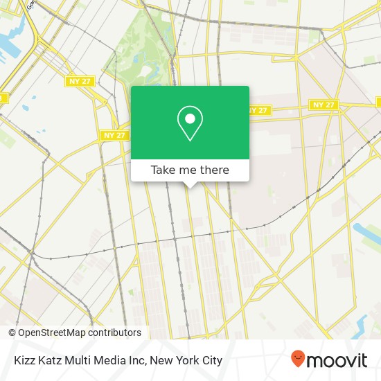 Mapa de Kizz Katz Multi Media Inc