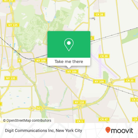 Digit Communications Inc map