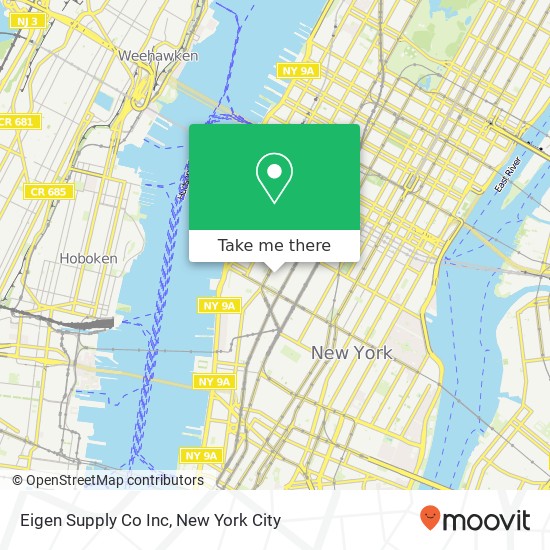 Eigen Supply Co Inc map