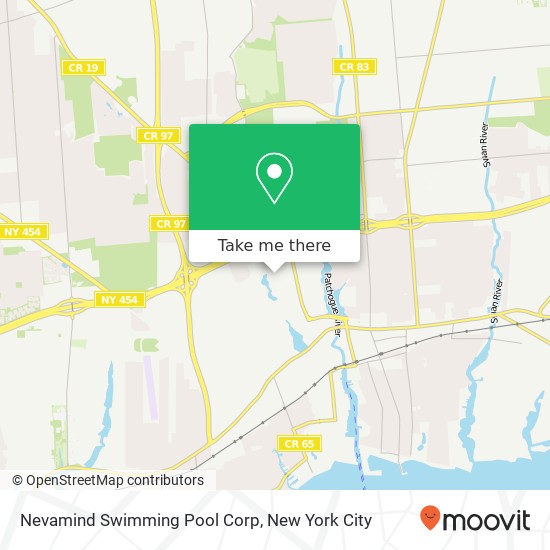 Nevamind Swimming Pool Corp map