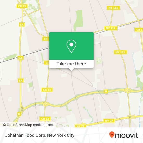 Johathan Food Corp map