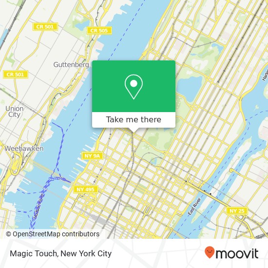 Magic Touch map