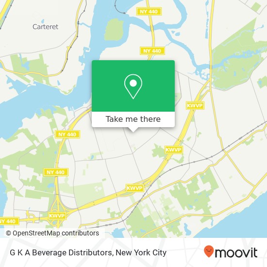 G K A Beverage Distributors map