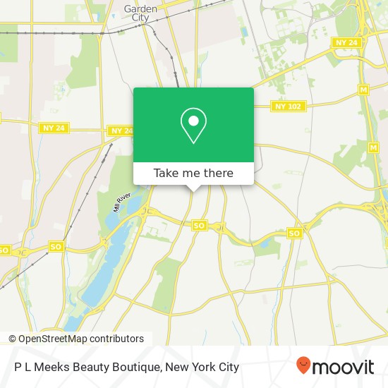 P L Meeks Beauty Boutique map