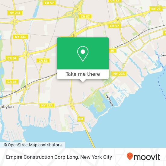 Empire Construction Corp Long map