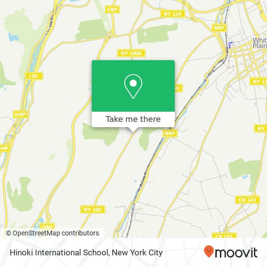 Mapa de Hinoki International School