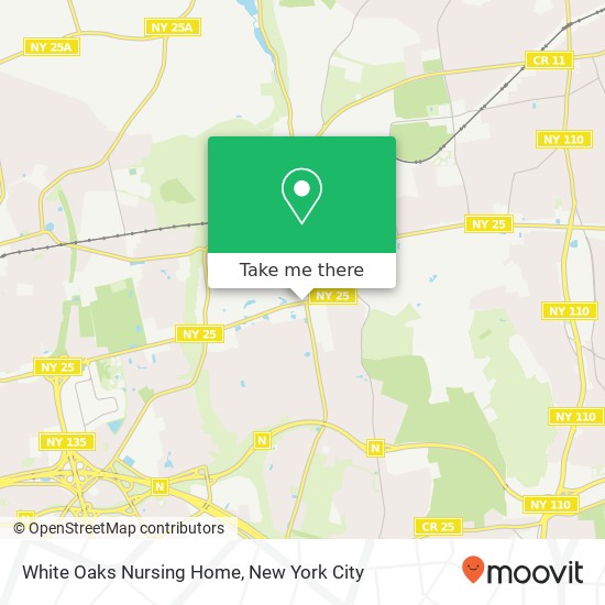 Mapa de White Oaks Nursing Home