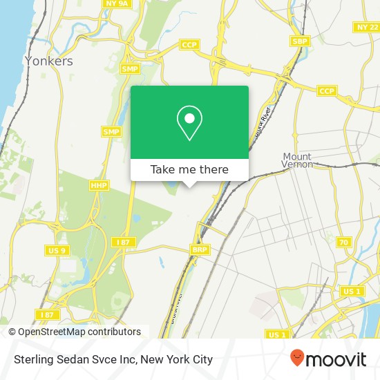 Mapa de Sterling Sedan Svce Inc