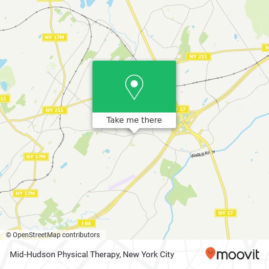 Mid-Hudson Physical Therapy map