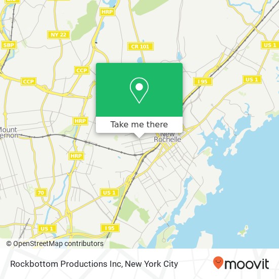 Mapa de Rockbottom Productions Inc