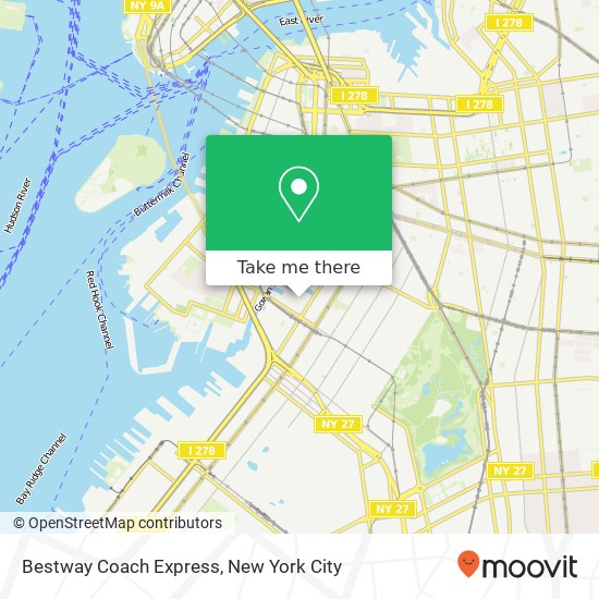 Bestway Coach Express map