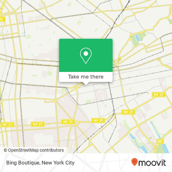 Bing Boutique map