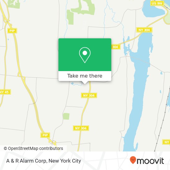 Mapa de A & R Alarm Corp