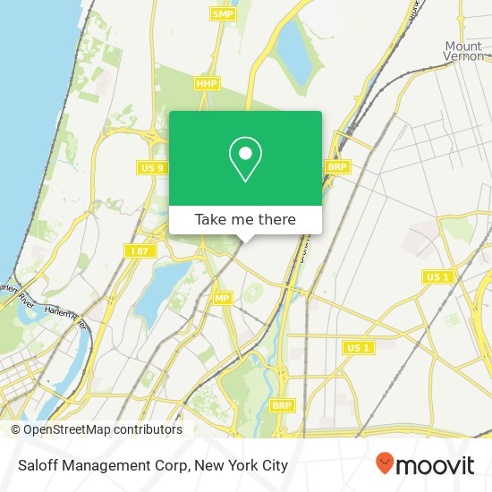 Saloff Management Corp map