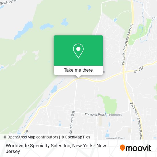 Worldwide Specialty Sales Inc map