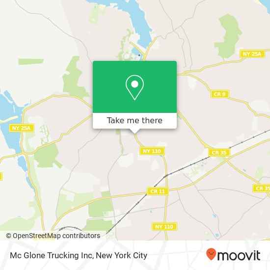 Mapa de Mc Glone Trucking Inc