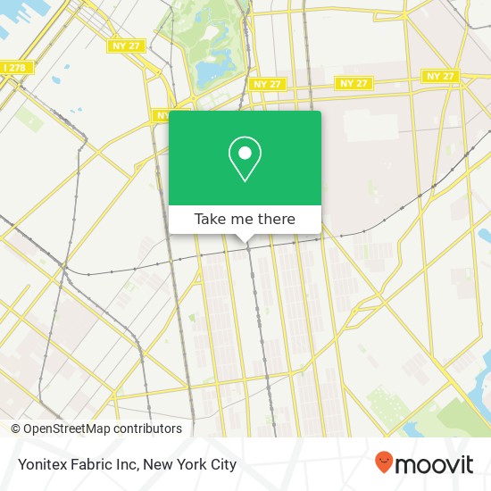 Mapa de Yonitex Fabric Inc