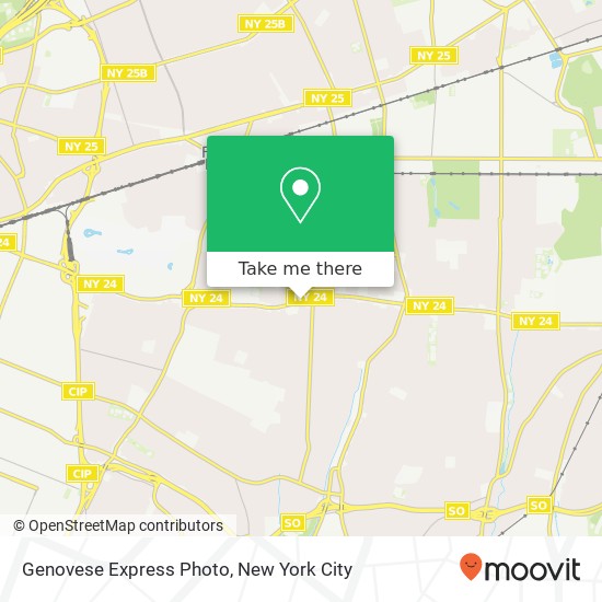 Genovese Express Photo map