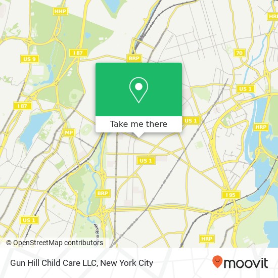 Mapa de Gun Hill Child Care LLC