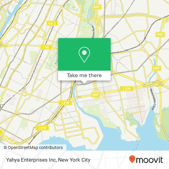 Yahya Enterprises Inc map