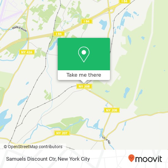 Samuels Discount Ctr map