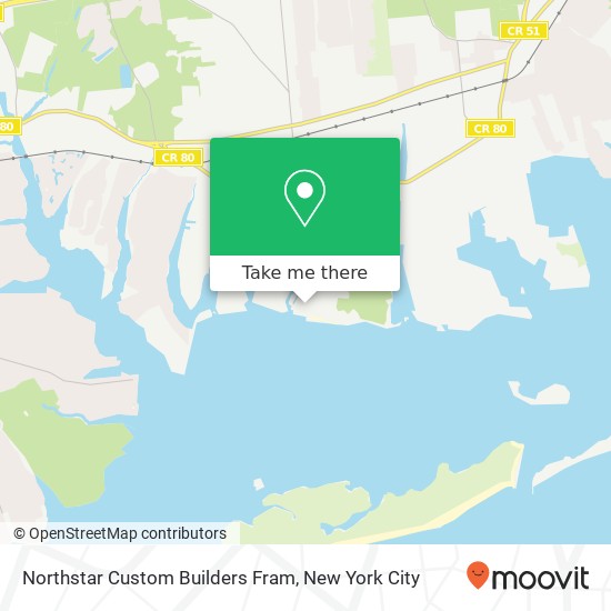 Northstar Custom Builders Fram map