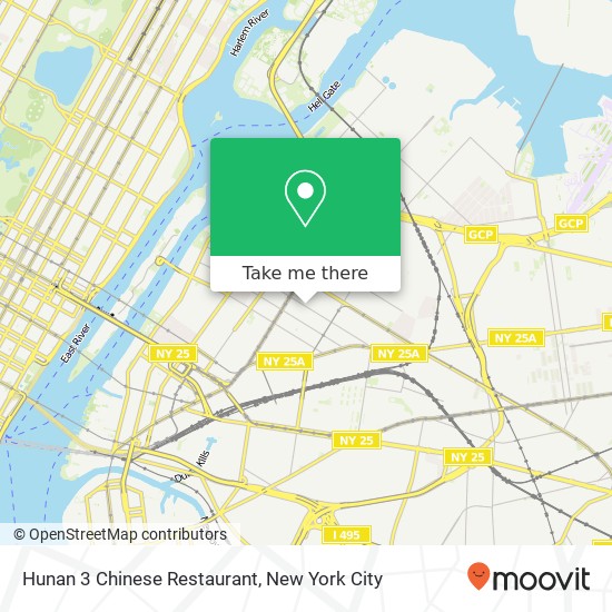 Hunan 3 Chinese Restaurant map