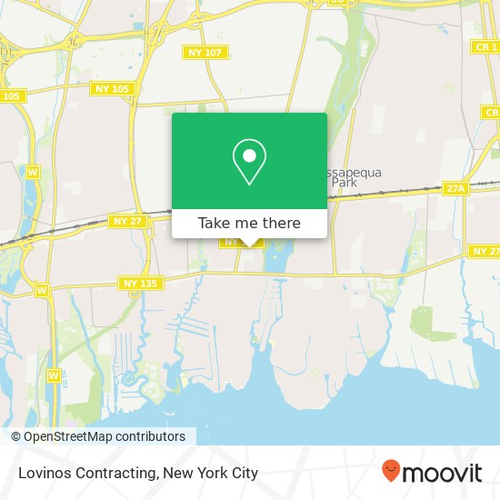 Lovinos Contracting map