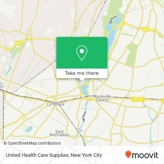 United Health Care Supplies map