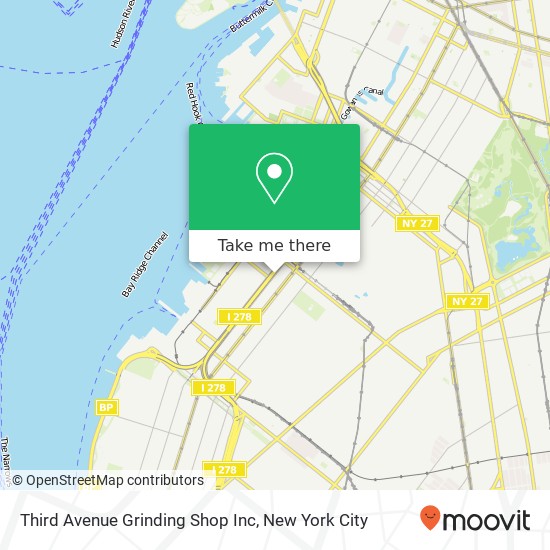 Third Avenue Grinding Shop Inc map