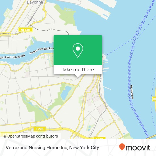 Verrazano Nursing Home Inc map