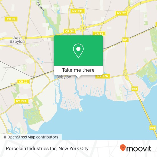 Porcelain Industries Inc map