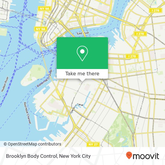 Mapa de Brooklyn Body Control