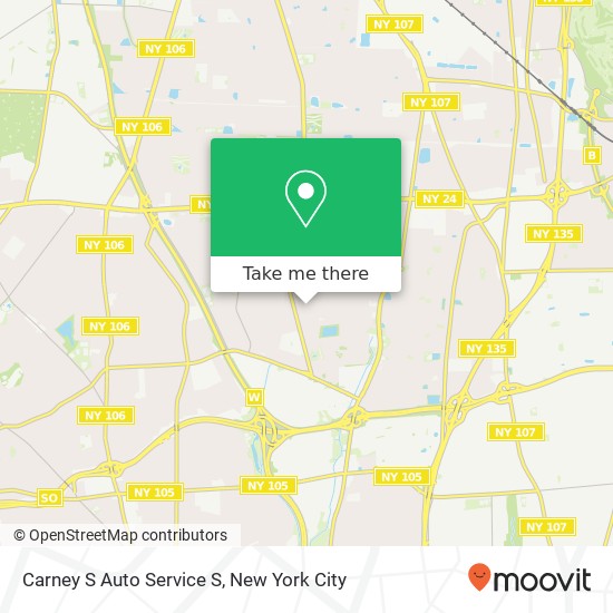 Carney S Auto Service S map