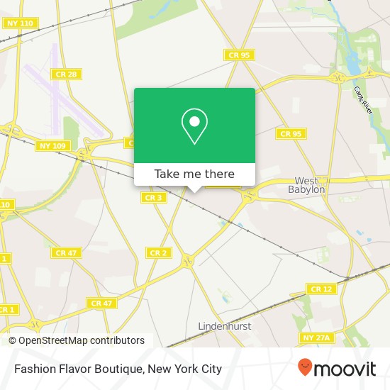 Mapa de Fashion Flavor Boutique