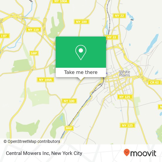 Mapa de Central Mowers Inc