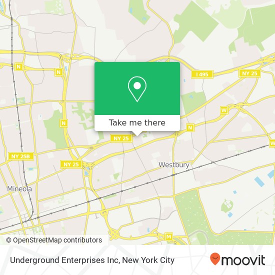 Underground Enterprises Inc map