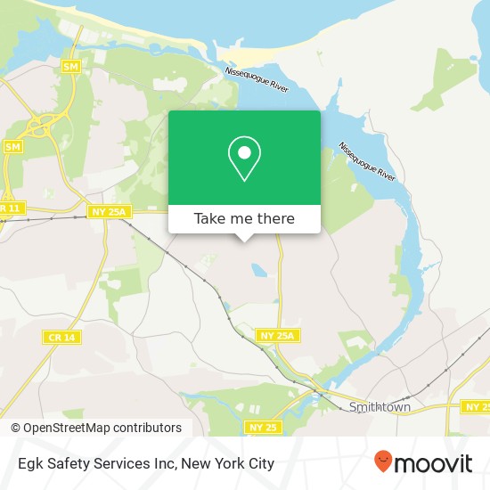 Egk Safety Services Inc map