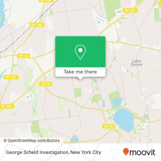 Mapa de George Scheld Investigation