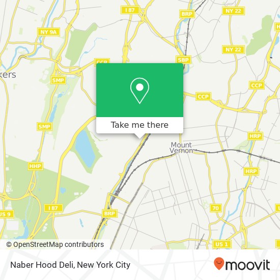 Naber Hood Deli map