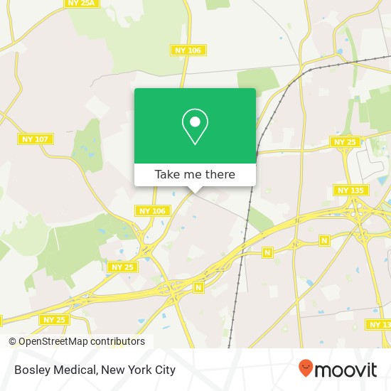 Bosley Medical map