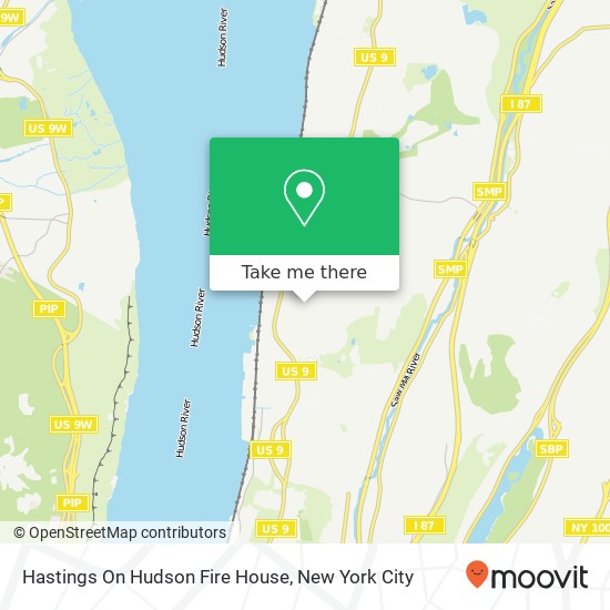 Hastings On Hudson Fire House map