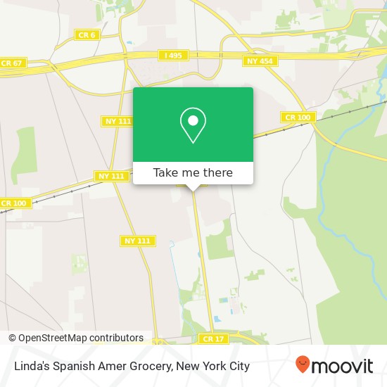 Linda's Spanish Amer Grocery map
